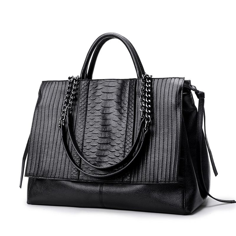 Elegante Tragetasche mit Reißv – Leather Work Handbag Bewertung und Preis