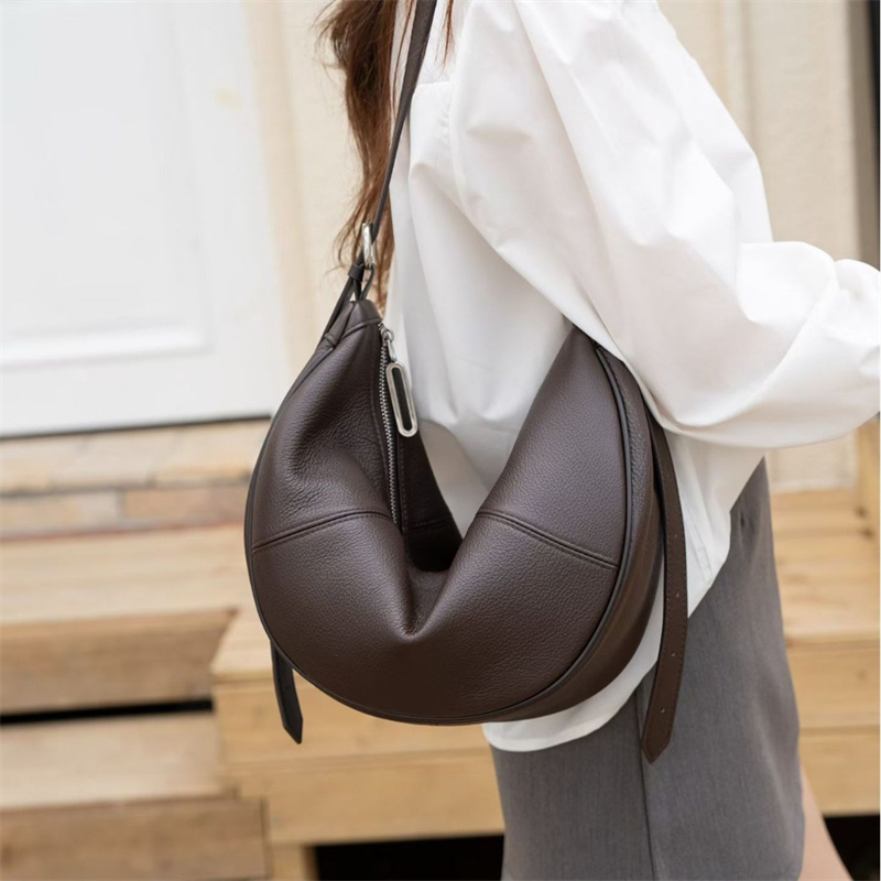BURMINSA Weiche Echtleder-Halb – Leather Work Handbag Bewertung und Preis