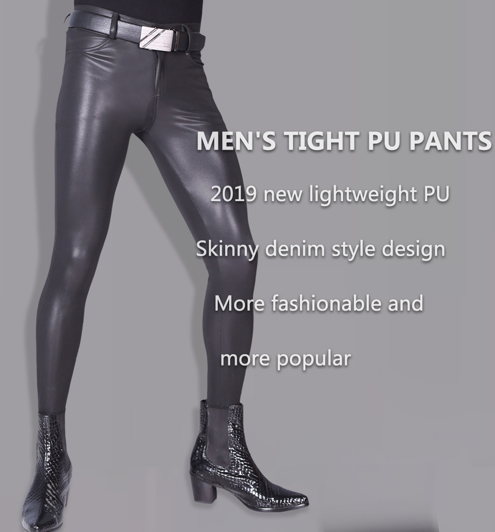 Mode Dünne Jeans Sexy Casual H – Leather Work Pants Bewertung und Preis