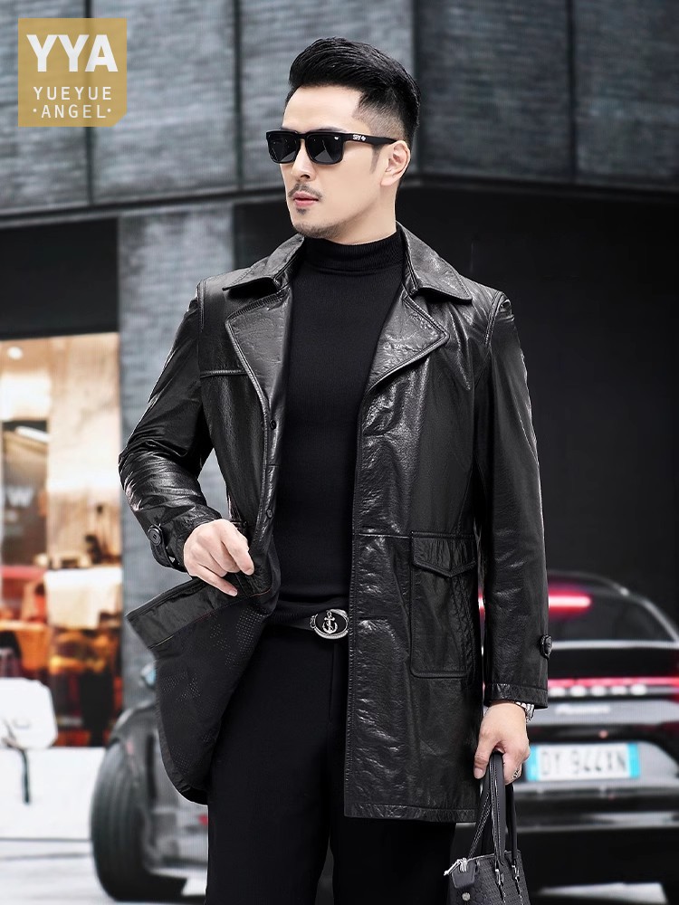 Luxus Männer Business Arbeit S – Leather Work Jacket Mens Bewertung und Preis