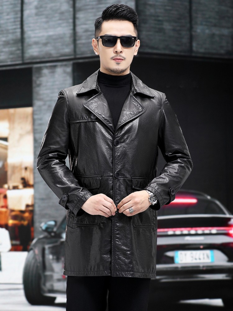 Luxus Männer Business Arbeit S – Leather Work Jacket Mens Bewertung und Preis