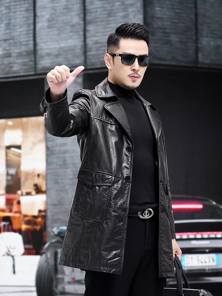 Luxus Männer Business Arbeit S – Leather Work Jacket Mens Bewertung und Preis