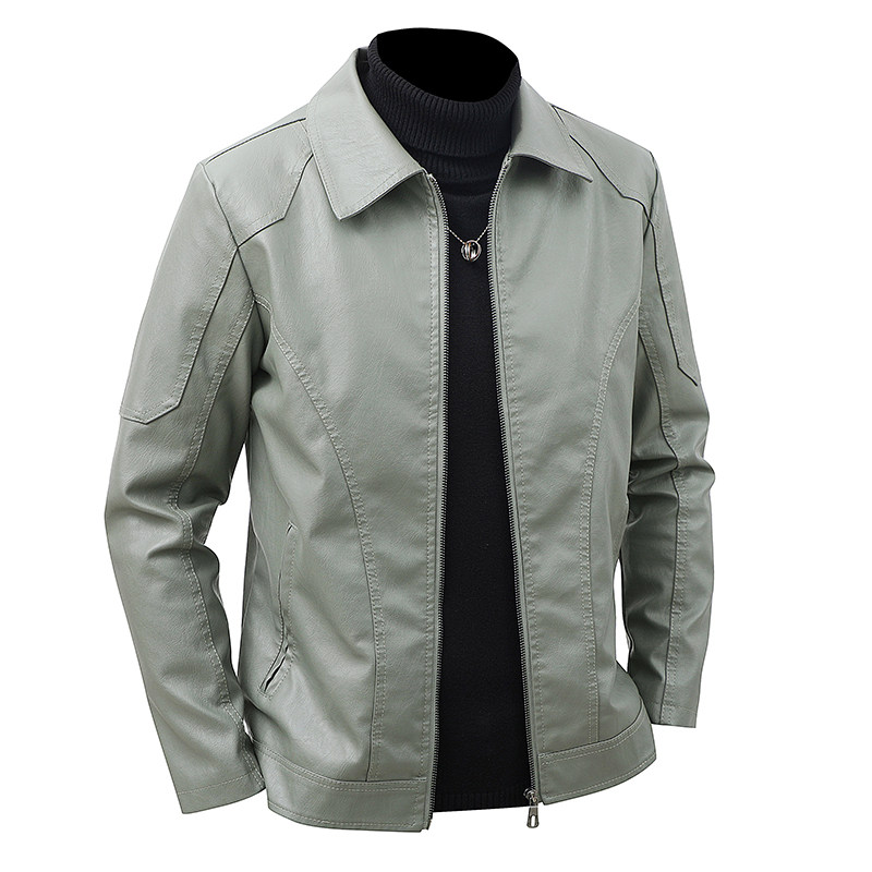 Herren Lederjacke mit Revers F – Leather Work Jacket Mens Bewertung und Preis