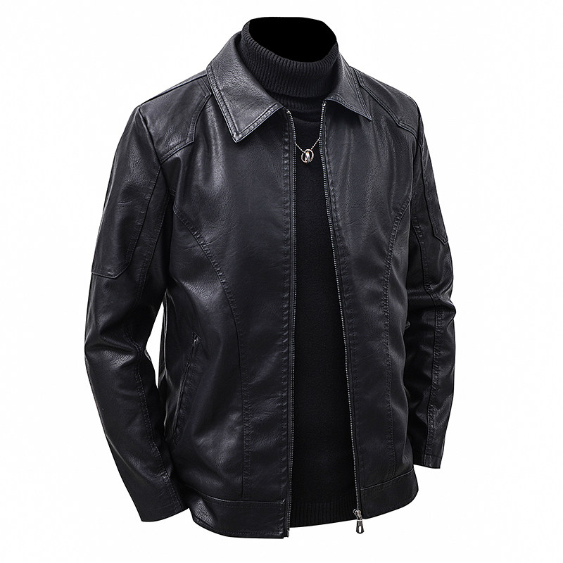 Herren Lederjacke mit Revers F – Leather Work Jacket Mens Bewertung und Preis