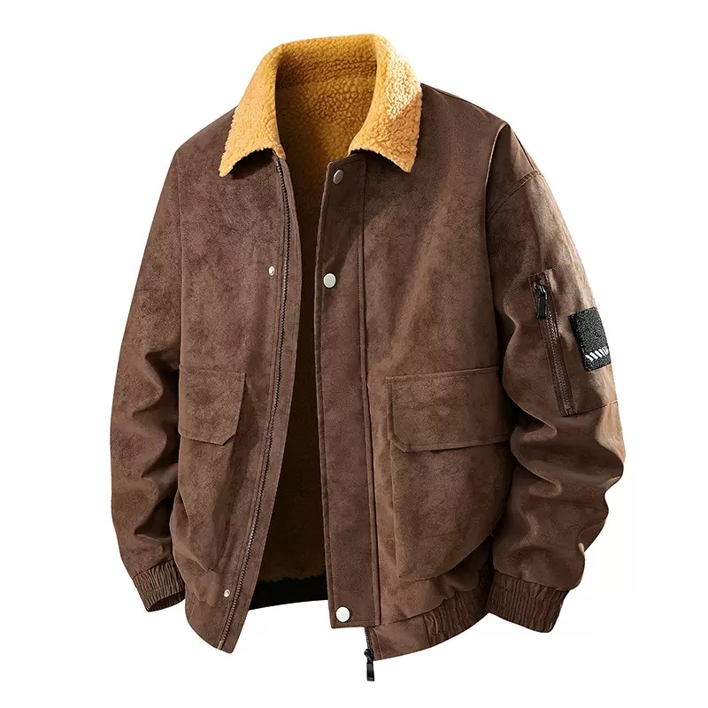 Herren Retro Verdickte Warme P – Leather Work Jacket Mens Bewertung und Preis
