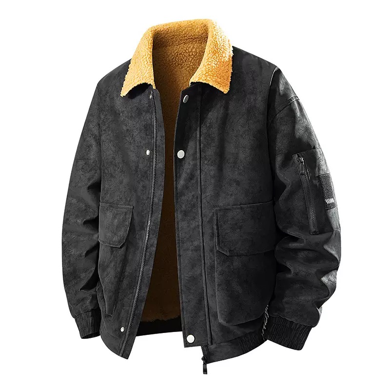 Herren Retro Verdickte Warme P – Leather Work Jacket Mens Bewertung und Preis