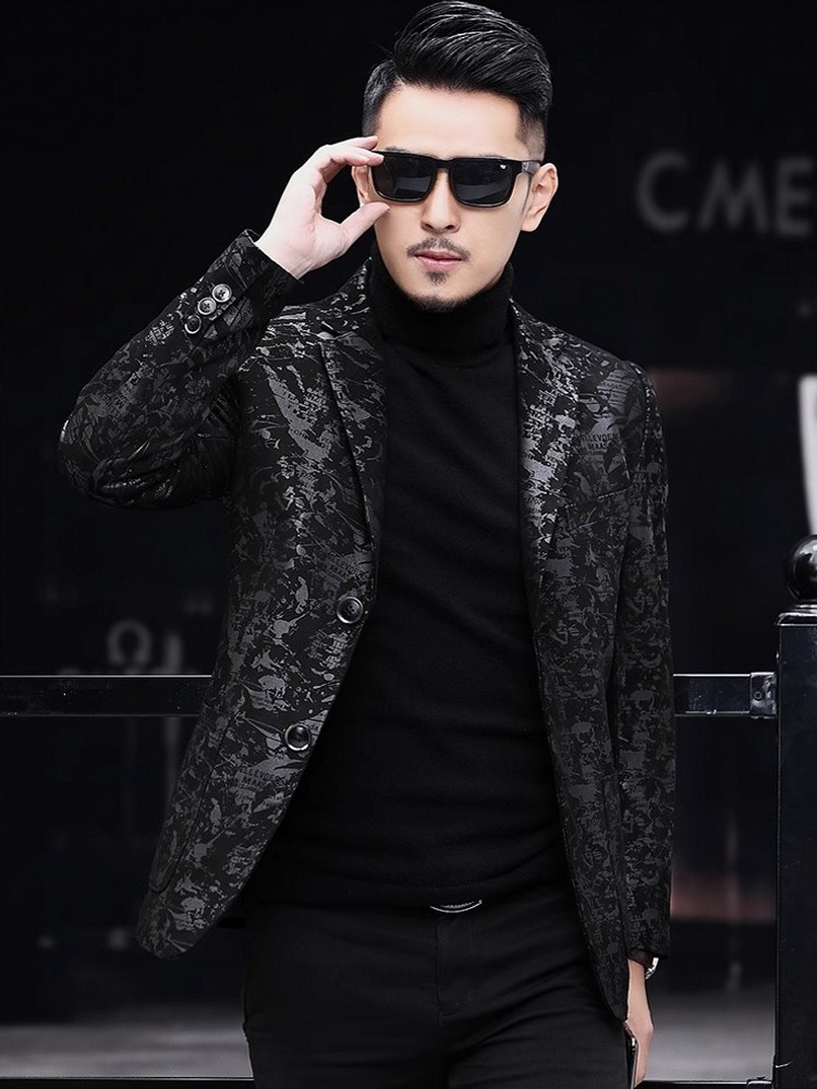 Business Männer Arbeit Slim Fi – Leather Work Jacket Mens Bewertung und Preis