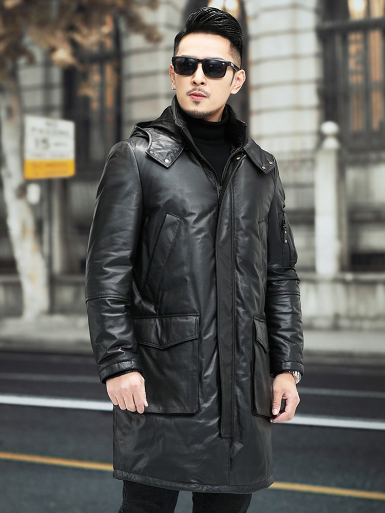 Winter Männer Warme Rindsleder – Leather Work Jacket Mens Bewertung und Preis