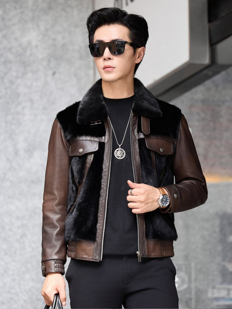 Luxuriöse Business-Herrenjacke – Leather Work Jacket Mens Bewertung und Preis