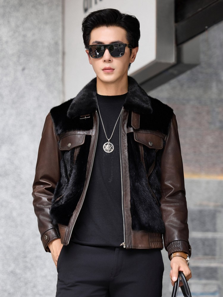 Luxuriöse Business-Herrenjacke – Leather Work Jacket Mens Bewertung und Preis