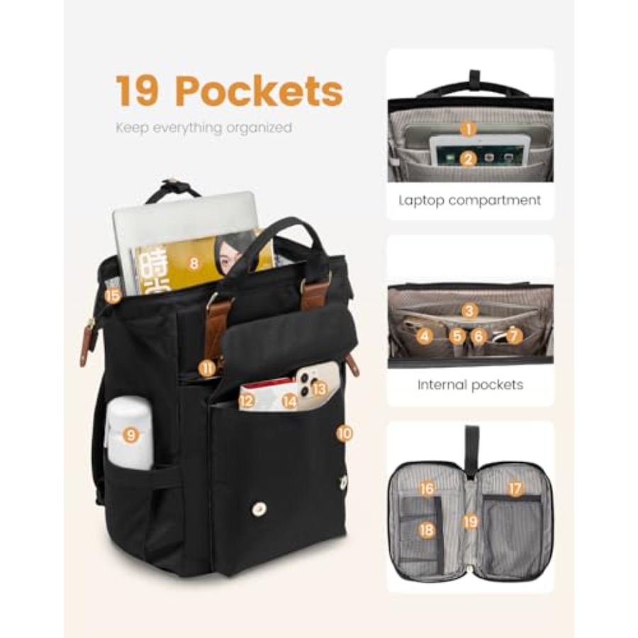 Laptop-Rucksack für Frauen, La – Leather Work Bag Bewertung und Preis