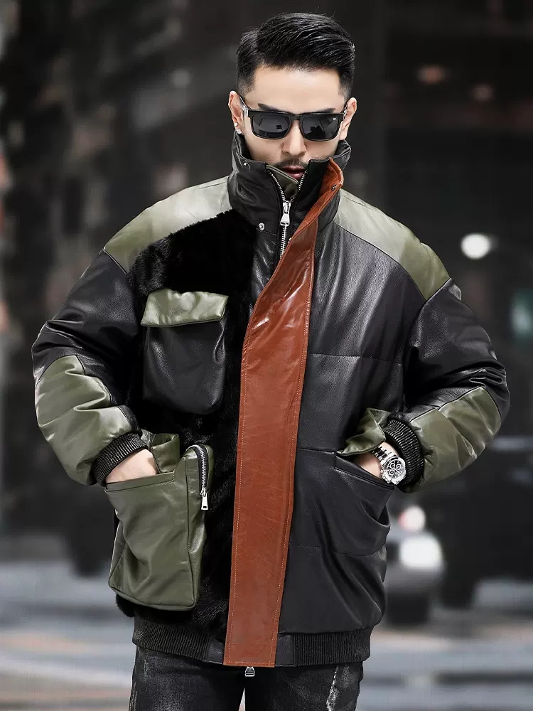 Große Taschen Arbeit Unten Jac – Leather Work Jacket Mens Bewertung und Preis