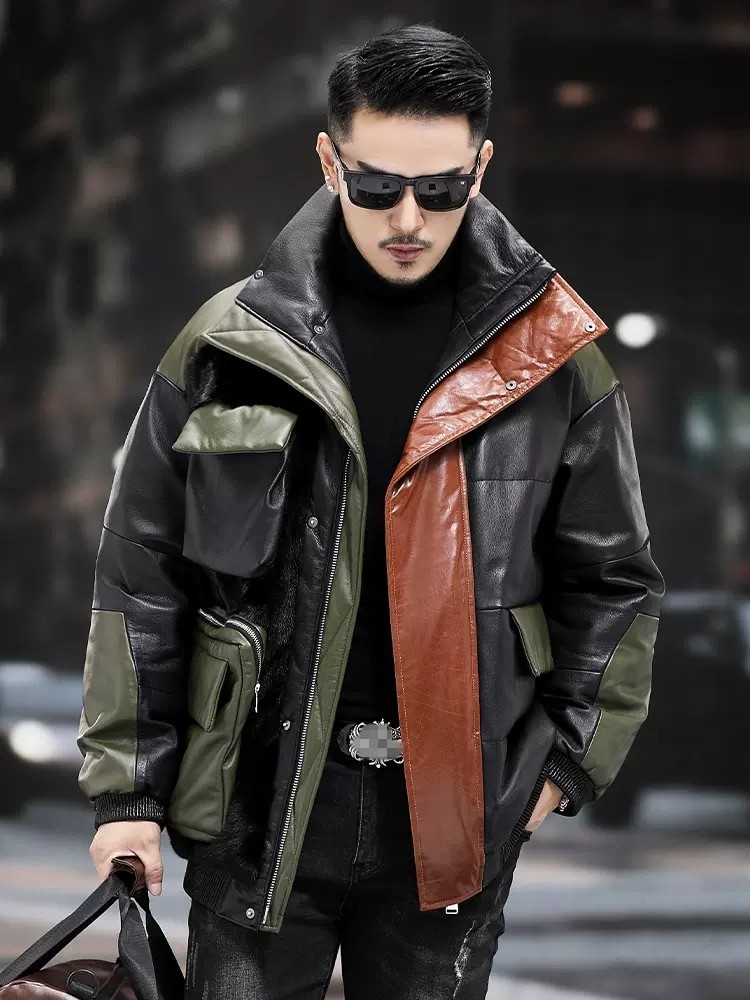 Große Taschen Arbeit Unten Jac – Leather Work Jacket Mens Bewertung und Preis