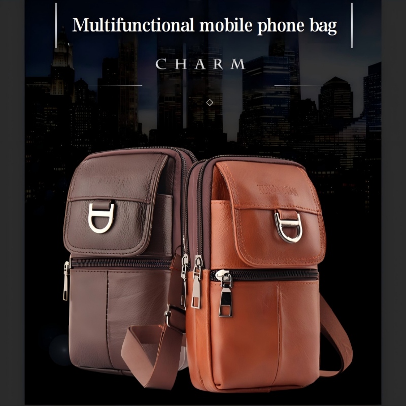 Herren-Leder-Gürteltasche - Gr – Leather Work Bag Bewertung und Preis