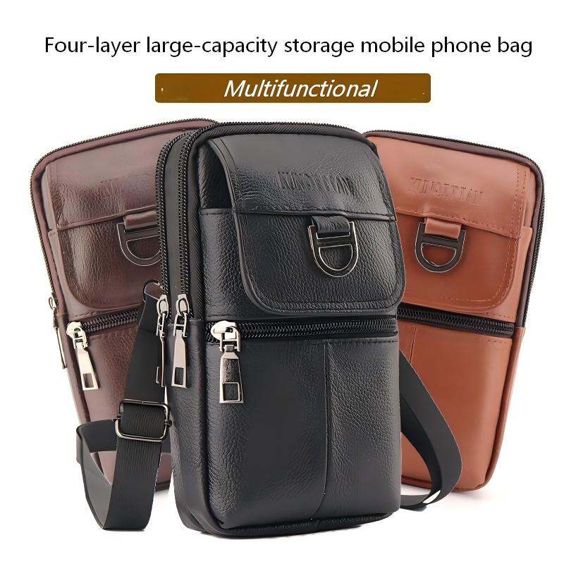 Herren-Leder-Gürteltasche - Gr – Leather Work Bag Bewertung und Preis